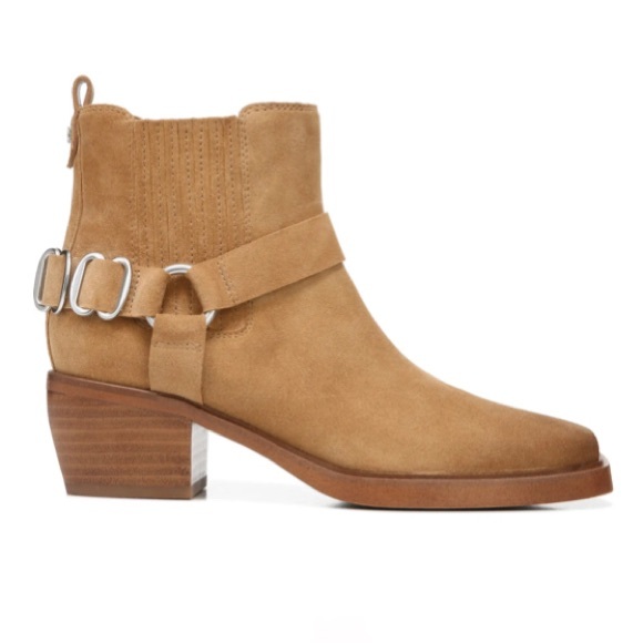 Sam Edelman Shoes - NWOT Bellamie Sam Edelman Tan Suede Women’s Booties Size 7b